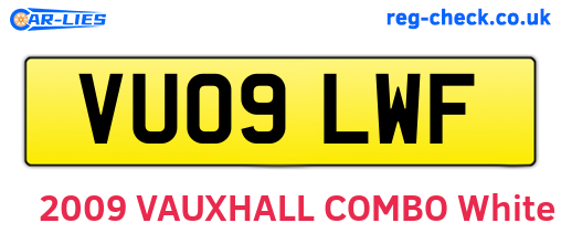 VU09LWF are the vehicle registration plates.