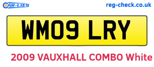 WM09LRY are the vehicle registration plates.