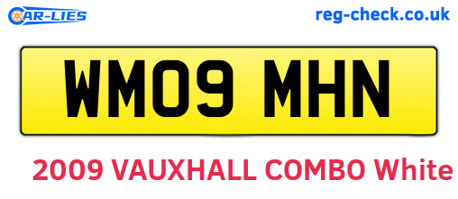 WM09MHN are the vehicle registration plates.