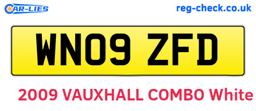 WN09ZFD are the vehicle registration plates.