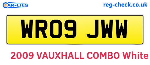 WR09JWW are the vehicle registration plates.