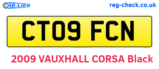 CT09FCN are the vehicle registration plates.