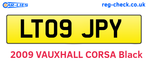 LT09JPY are the vehicle registration plates.