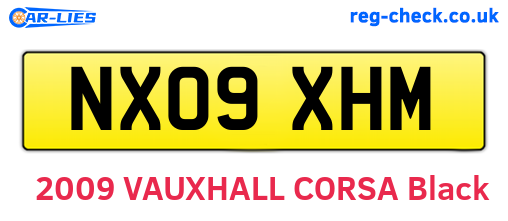 NX09XHM are the vehicle registration plates.