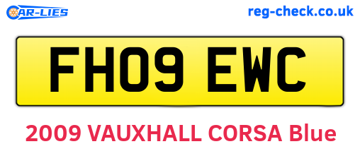 FH09EWC are the vehicle registration plates.