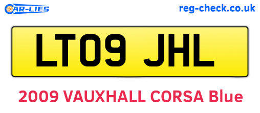 LT09JHL are the vehicle registration plates.