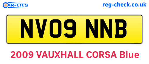 NV09NNB are the vehicle registration plates.
