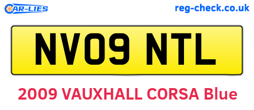 NV09NTL are the vehicle registration plates.