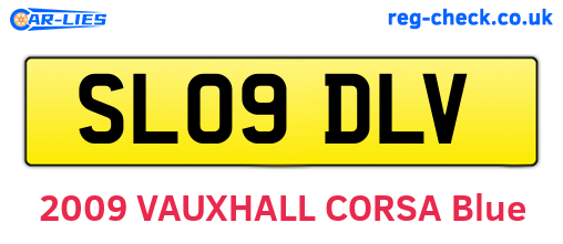 SL09DLV are the vehicle registration plates.