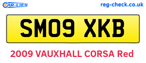 SM09XKB are the vehicle registration plates.