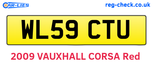 WL59CTU are the vehicle registration plates.