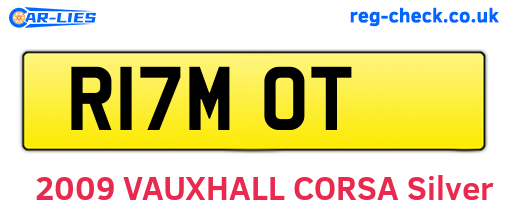 R17MOT are the vehicle registration plates.