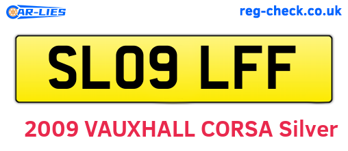 SL09LFF are the vehicle registration plates.