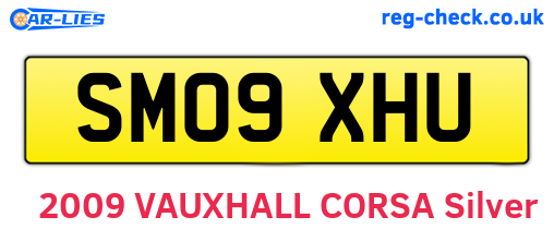 SM09XHU are the vehicle registration plates.