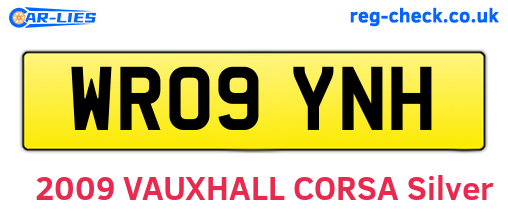 WR09YNH are the vehicle registration plates.