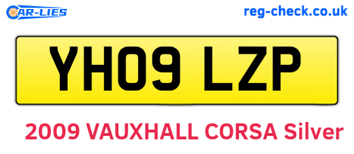 YH09LZP are the vehicle registration plates.