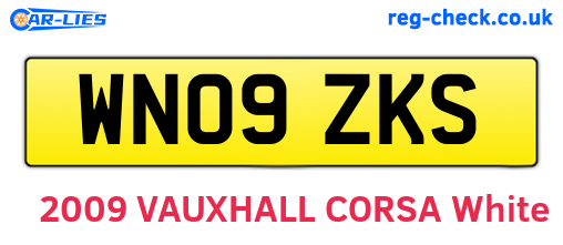 WN09ZKS are the vehicle registration plates.