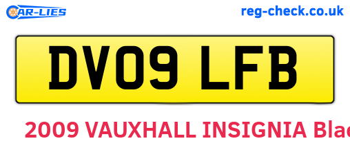 DV09LFB are the vehicle registration plates.