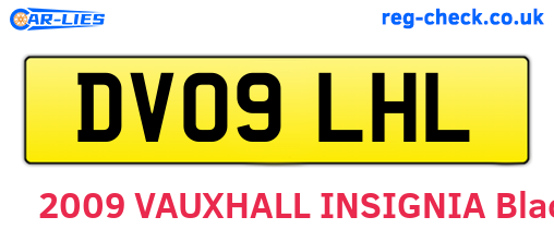 DV09LHL are the vehicle registration plates.