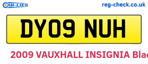 DY09NUH are the vehicle registration plates.