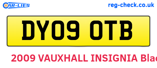 DY09OTB are the vehicle registration plates.