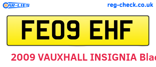 FE09EHF are the vehicle registration plates.
