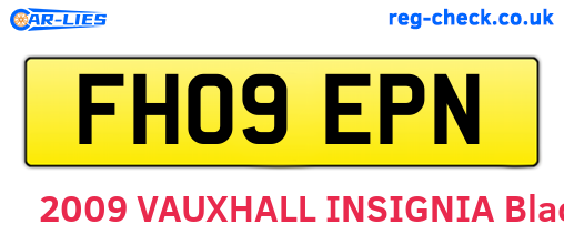 FH09EPN are the vehicle registration plates.