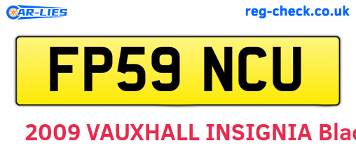 FP59NCU are the vehicle registration plates.