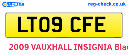 LT09CFE are the vehicle registration plates.
