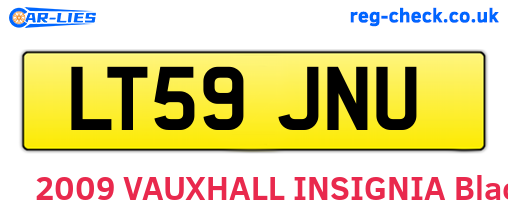 LT59JNU are the vehicle registration plates.