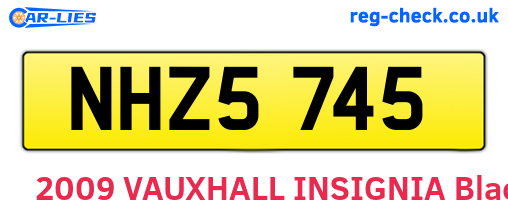 NHZ5745 are the vehicle registration plates.