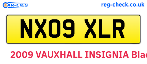 NX09XLR are the vehicle registration plates.