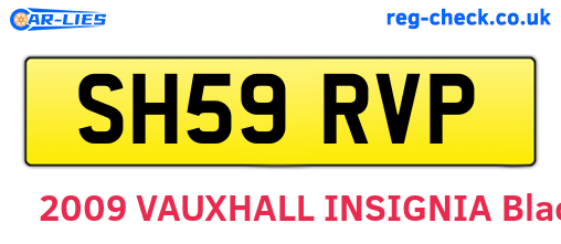 SH59RVP are the vehicle registration plates.