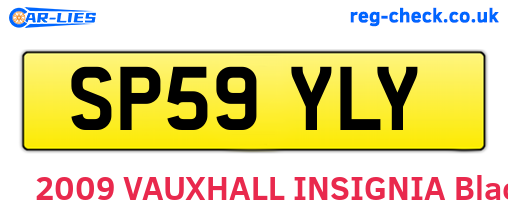 SP59YLY are the vehicle registration plates.