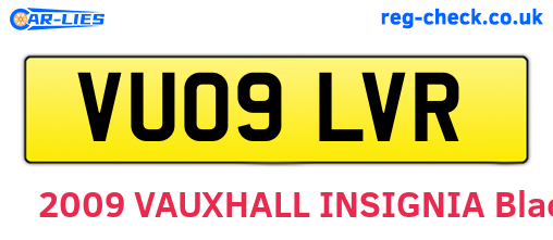 VU09LVR are the vehicle registration plates.