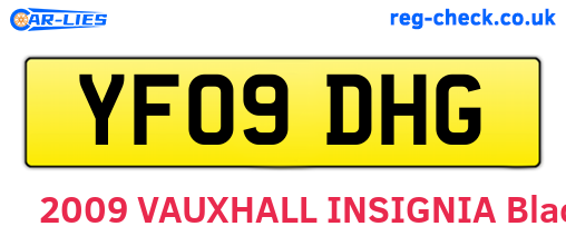 YF09DHG are the vehicle registration plates.