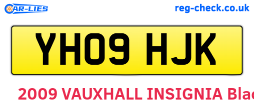 YH09HJK are the vehicle registration plates.