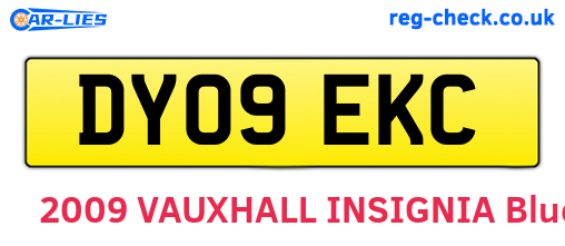 DY09EKC are the vehicle registration plates.