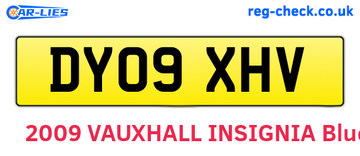 DY09XHV are the vehicle registration plates.