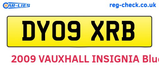 DY09XRB are the vehicle registration plates.