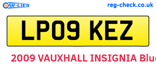 LP09KEZ are the vehicle registration plates.