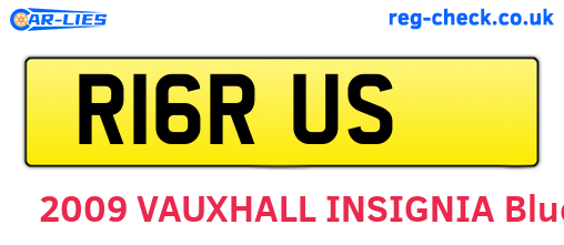 R16RUS are the vehicle registration plates.
