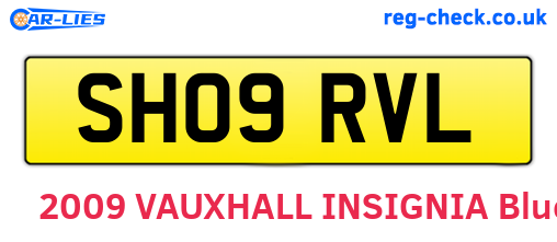 SH09RVL are the vehicle registration plates.