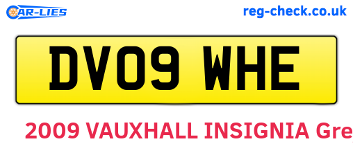 DV09WHE are the vehicle registration plates.