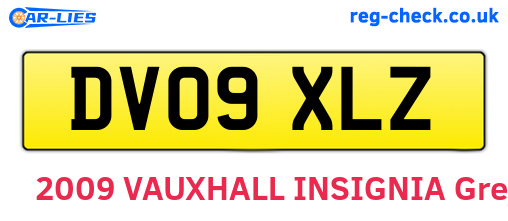 DV09XLZ are the vehicle registration plates.
