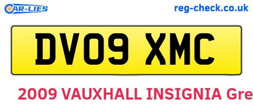 DV09XMC are the vehicle registration plates.