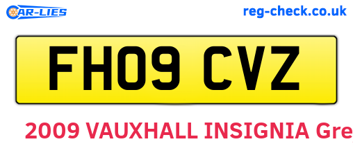 FH09CVZ are the vehicle registration plates.