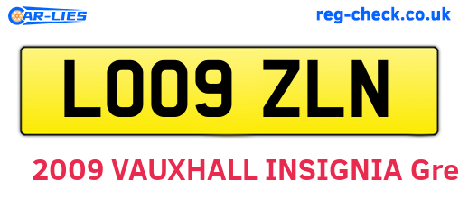 LO09ZLN are the vehicle registration plates.