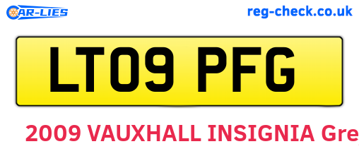 LT09PFG are the vehicle registration plates.