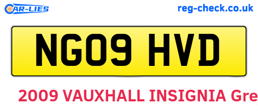 NG09HVD are the vehicle registration plates.